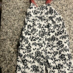 Kids Black and White Patterned One Piece